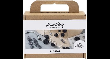 Creativ Company Mini hobbyset Sieraden Zwart en Wit
