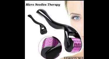 Microneedle Derma Roller Met Titanium Naalden Verbazingwekkende Microneedling Tool Voor Huid Gezichtsschoonheid Haar Baard Hoofdhuid Vrouwen En Mannen