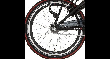 Alpina achterwiel 20 HLQC Yabber zwart zink spk