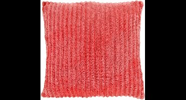 DEZ - Sierkussen - 45x45 cm - Effen - Ribmotief