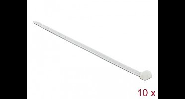 kabelbinder Kabelbinder met parallelle doorvoer Nylon Wit 10 stuk(s)