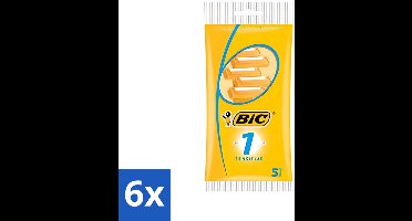 Bic - Scheermesjes - Sensitive - Enkel Mesje - Wegwerpmesjes - 5 Scheermesjes - Voordeelverpakking - 6 stuks