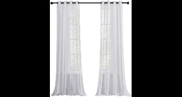 ApexArte® Gordijnen Kant en Klaar met Haakjes - Gordijn voor Gordijnroede - Gordijnen Verduisterend