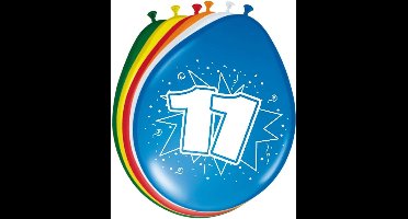 24x stuks Ballonnen versiering 11 jaar