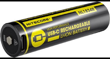 Nitecore NL1834R Li-ion 3400mAh 3.6V + Micro USB 18650