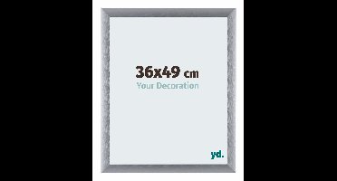Your Decoration - Fotolijst 36x49 cm - Aluminium - Zilver Geborsteld - Tucson