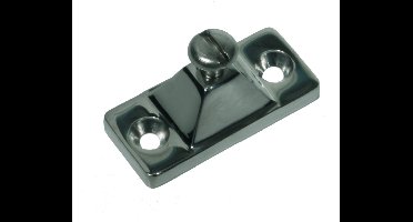 Dekplaat vlak, zijmontage, 50x23mm