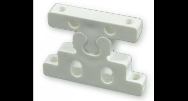 Deurhouder nylon wit