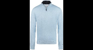 McGregor Trui Zip Mock Sweater Mm251 1204 01 2001 Light Blue Mannen Maat - XL