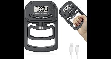 ApexArte® Digitale Handdynamometer Tot en Met 396Lbs/180Kg