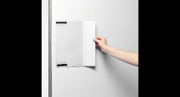 Durable 504819 bord- & informatiehouder Informatiestandaard A4 Gerecycleerd polyethyleentereftalaat (rPET) Transparant