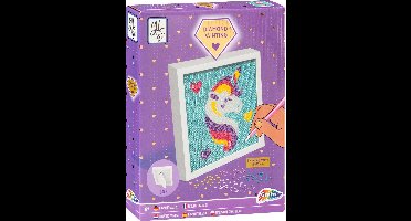 Grafix Unicorn Diamond painting & love Diamond painting | 2 diamond painting sets - diamond painting knutselpakket