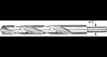 Ivana HSS Spiraalboor Met Schacht 10mm Geslepen 11.0mm