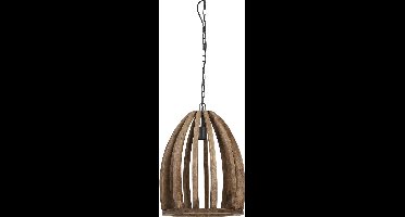 Light & Living Hanglamp Haranka - Donkerbruin - Ø38cm - Modern - Hanglampen Eetkamer, Slaapkamer, Woonkamer