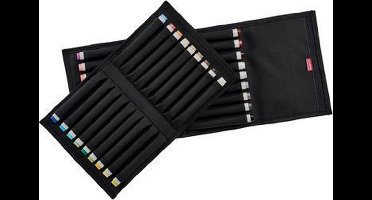 SenseBag - Wallet Black for 36 Markers - Map Voor Markers - Hoes Voor 36 Markers