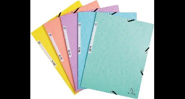 ELASTOMAP EXACOMPTA AQUAREL A4 3-KLEP ASSORTI