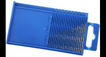 20-delige HSS borenset 0,3 - 1,6mm