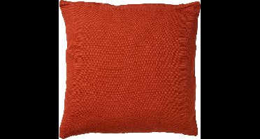 Dutch Decor JAMES - Sierkussen 45x45 cm - duurzaam katoen - effen kleur - Potters Clay - oranje - Inclusief binnenkussen - Luxe kussens voor woonkamer & bank