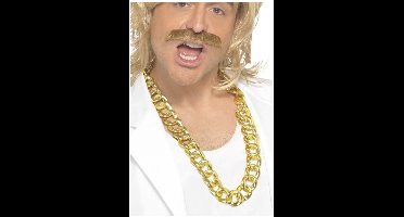 Gouden halsketting met schakels