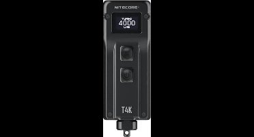 NiteCore T4K Zaklamp werkt op een accu LED 4000 lm 77 g