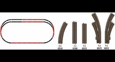 H0 Trix C-rails T62903 Uitbreidingsset 1 stuk(s)