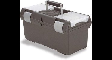 Curver Premium Gereedschapskist - 51 x 26 x H25 - Antraciet/Zilver