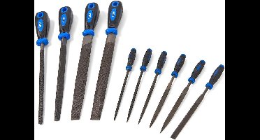 HBM 10 Delige Professionele Vijlenset 200 mm