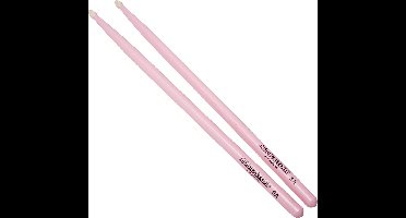 MUSIC STORE 5A Sticks, Pink, Hornbeam, Wood Tip - Drumsticks