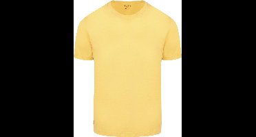 King Essentials The Steve T-Shirt Geel - Maat XL - Heren - Casual T-shirts