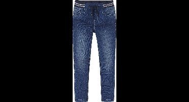 Vertbaudet Rechte fleecebroek jongens denim look