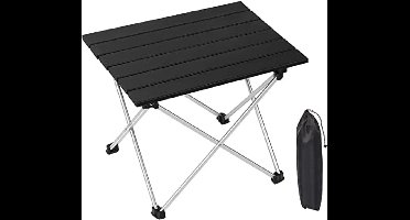 Draagbare campingtafel, lichte klaptafel voor buiten, kleine compacte picknicktafel met draagtas voor kamperen, picknick, barbecuen, wandelen, vissen