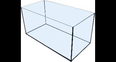 Boon Aquarium met Zwarte Kit - 60x30x30 cm - 54L