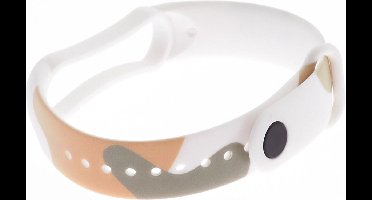 Band - Moro-polsband - voor Xiaomi Mi Band - 4 / Mi - Band - 3 - Siliconen - band - Horlogearmband - Patroon - 6