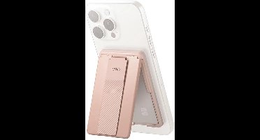 UNIQ - Heldro - ID magnetische portemonnee met steun en polsbandje - roze