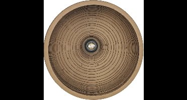 LEDVANCE plafondlamp Decor Cardboard Hat bruin van golfkarton, lichtgewicht, E27, 360 mm diameter, lampenkap van gerecycled materiaal, duurzaam dankzij vervangbare lichtbron, eenvoudig te installeren