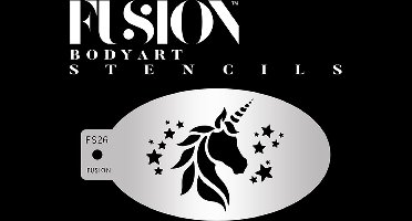 Mystieke Éénhoorn Schmink Stencil