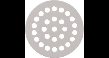 Esschert Design Bloemenschikker voor in vaas - bloemverdeler - boeketring - Dia 12,5 cm - wit - vaas raster - dolomiet