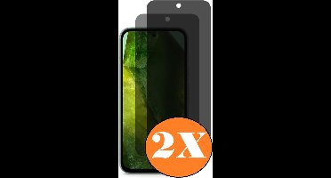 Privacy Geschikt voor Google Pixel 8a screenprotector Privacy glass - 2 Stuks - Full screen protector tempered glass Google Pixel 8a