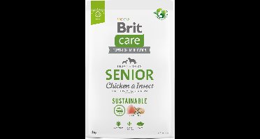 Brit Care Care Dog Sustainable Senior Kip - Hondenvoer - 3 kg