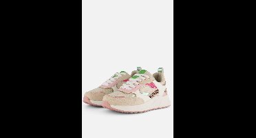 POSH by Poelman Leopard Sneakers beige Textiel - Maat 37