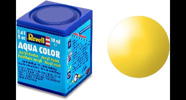 Revell Hobbyverf Acrylverf - Aqua #12 Yellow - Gloss - RAL1018 - Acryl - Verf potje - 18 ml