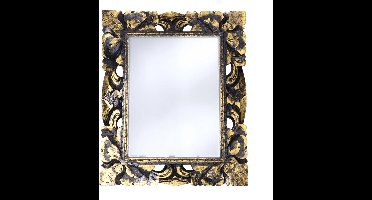 Home & Styling Wandspiegel Baroque - goud - mdf frame - brede lijst - 43 x 54 cm - Gang - Toilet - Kamer