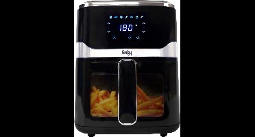 Gadgy Airfryer 5L met Kijkvenster – 1400W – Digitale Heteluchtfriteuse – 7 Voorgeprogrammeerde Programma’s – Touchscreen – Tot 200°C – Gezond Frituren Zonder Olie