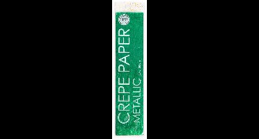 Wefiesta Crêpepapier Metallic 150 X 50 Cm Groen