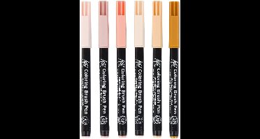 Sakura Unieke Manga-collectie van 6 Koi Colouring Penseel Pens