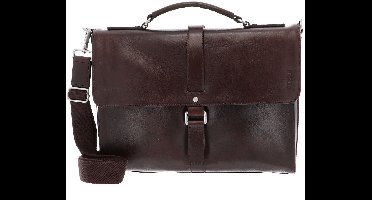 PICARD Leren afzonderlijke gevallen Buddy Briefcase Cafe donkerbruin