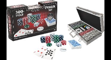 Goliath Classics Poker Set 300 Fiches - 300 Chips Pokerset - Aluminium Koffer - Pokeren - Gezelschapsspel