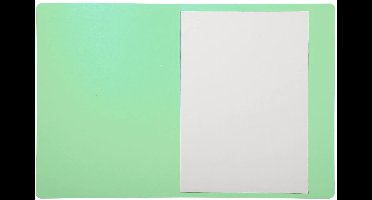 Exacompta 100x FOREVER® Pak van 100 bedrukte dossiermappen 280g/m2 met 1 cm overslag - 24x32cm voor A4 - Fel groen - 441013E