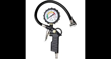 Digitale Bandenspanning Meter - Nauwkeurige Manometer met Ontluchtingspistool - Voor Auto, Motor en Fiets - LCD Display - Draagbaar - 1 stuk
