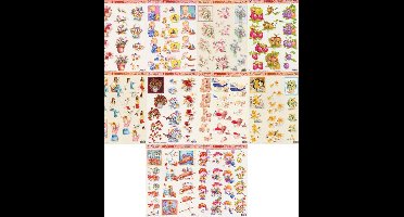 10x 3DA4 knipvellen - Voor elk wat wils - Maak zelf prachtige kaarten en fotoalbums